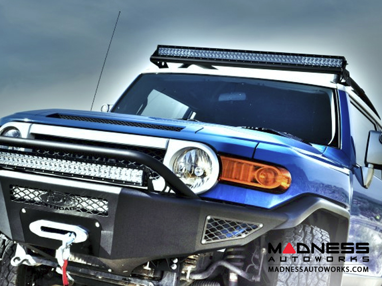 Toyota FJ Cruiser 50" Straight Light Bar Roof Mount by Addictive Desert